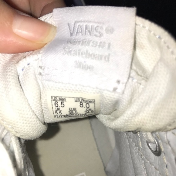 Vans Sk8-Hi baby blue 6.5M/8W - Picture 4 of 6